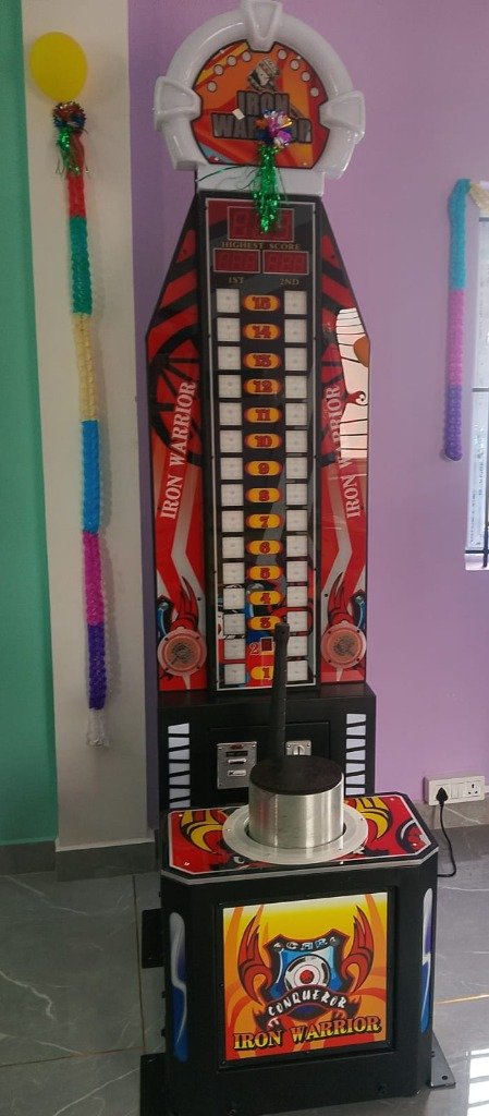 Iron Warrior Hammer Punch Arcade Machine