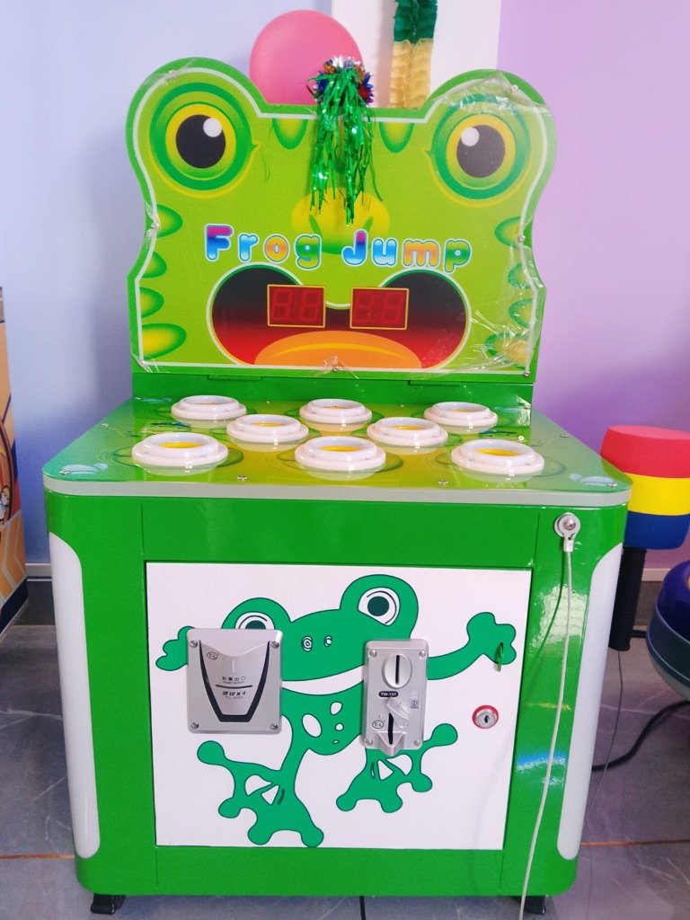 Frog Jump Whack-a-Mole Machine