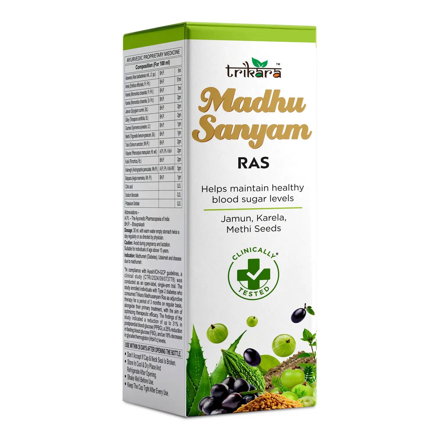 Trikara Madhusanyam Ras (1ltr)
