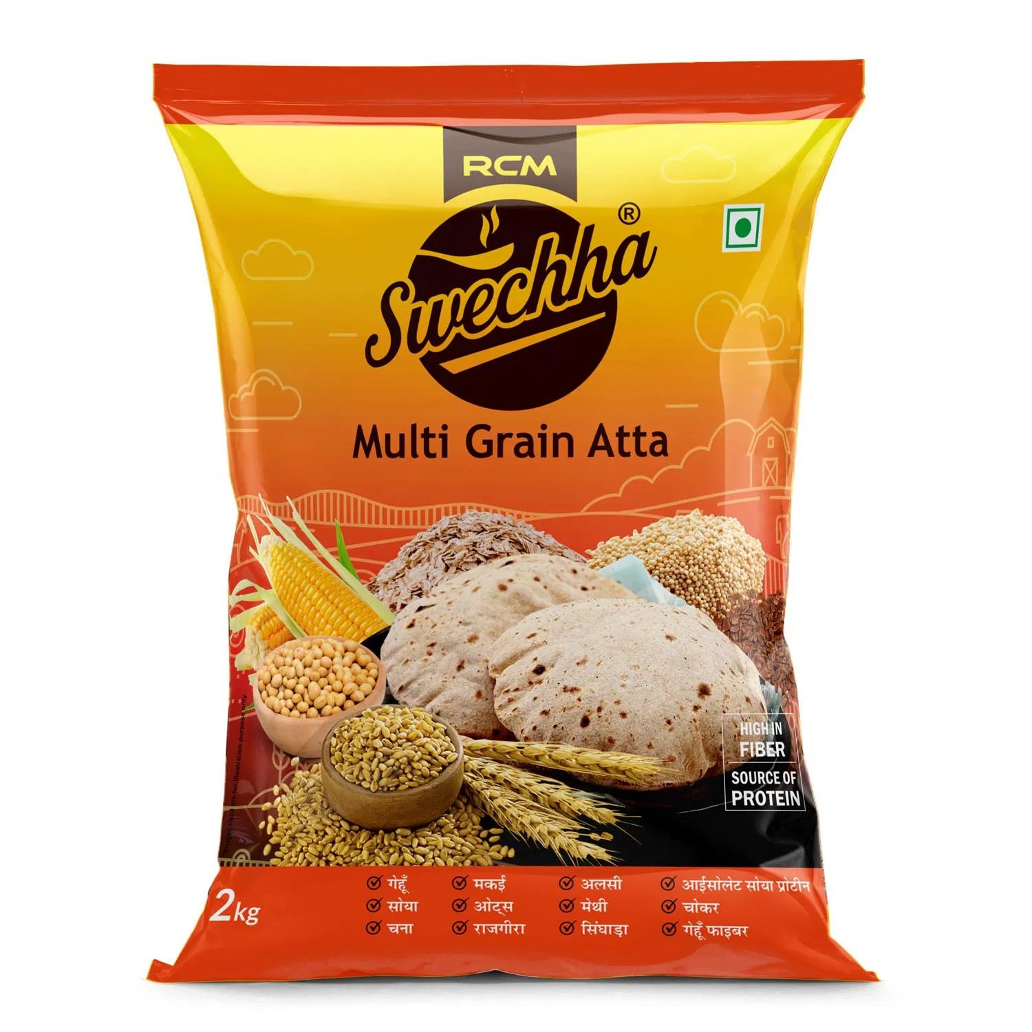 Swechha Multi Grain Atta(2kg)